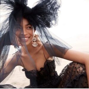 Anthropologie Protection Evil Eyes Drop Earrings